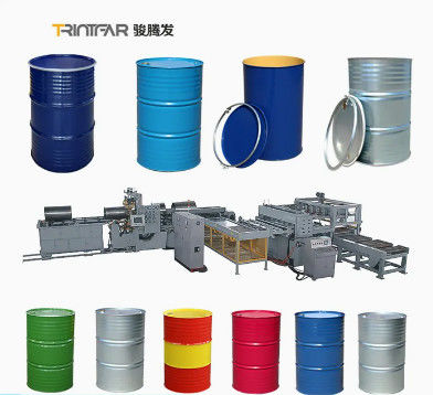 200L Steel Drum Production Line 11 Person Operated