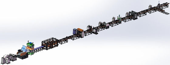 De Productielijn van de transformatorradiator