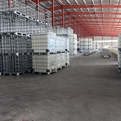 IBC-container tank tote frame lasmachine