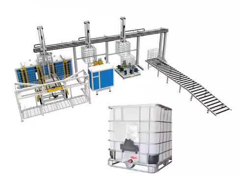 Automatische productielijn van IBC ton vat staal frame