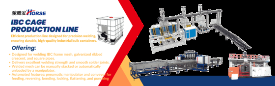 Automatische productielijn van IBC ton vat staal frame