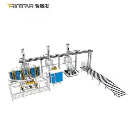 IBC ton ton vat frame productielijn (uitgerust met buigmachine) volledig geautomatiseerd / geautomatiseerde bedieningsgids / volledig automatische ton vat productielijn / fabriek directe productie en verkoop uitrusting