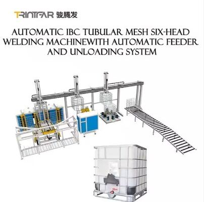 IBC ton ton vat frame productielijn (uitgerust met buigmachine) volledig geautomatiseerd / geautomatiseerde bedieningsgids / volledig automatische ton vat productielijn / fabriek directe productie en verkoop uitrusting