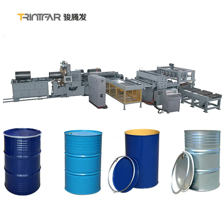 200L Steel Drums Making Machine Steel Barrels Production Line 0