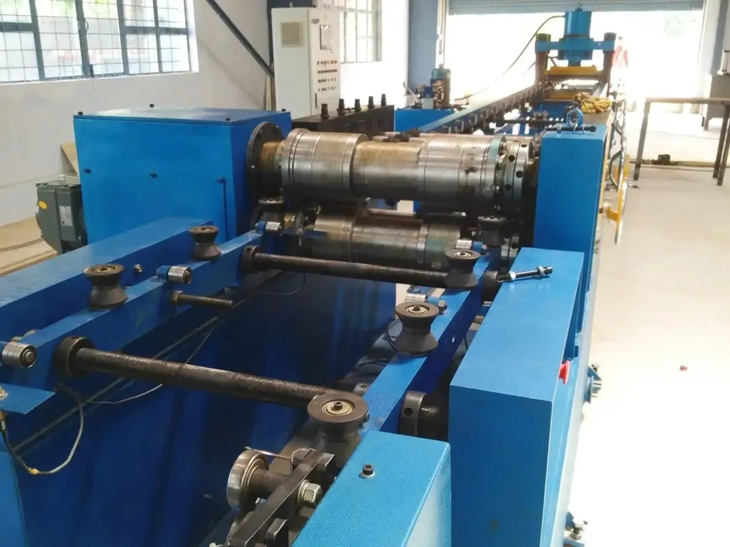 Koeling Gegolfde Vinnen Wanden Distributie Vermogen Transformator Olie Ondergedompelde Radiator Vin Automatische Lasproductielijn 6