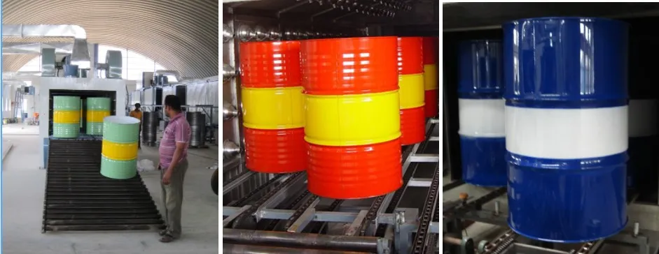 Stalen olievat, chemisch vat, productielijn 5