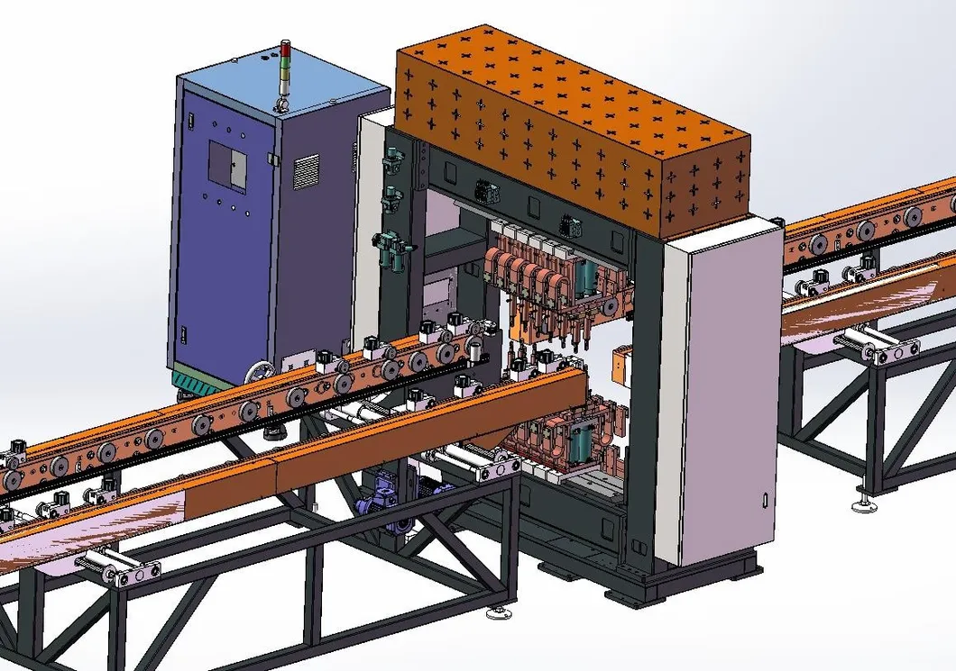 Geautomatiseerde productielijn voor transformator koelribben 6