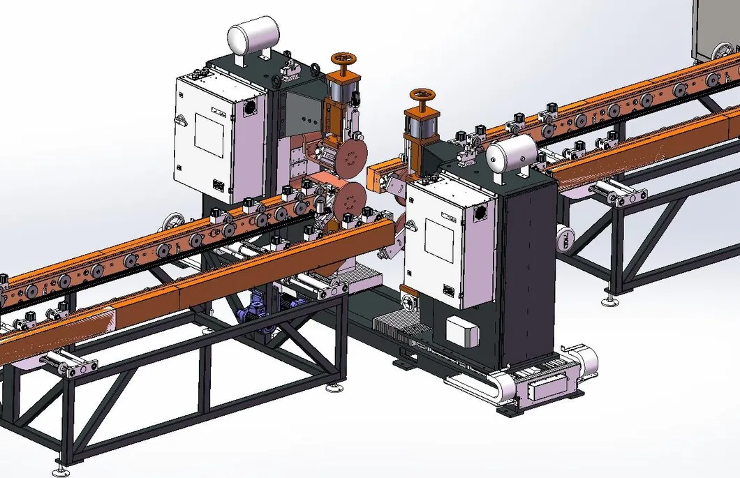 Geautomatiseerde productielijn voor transformator koelribben 7