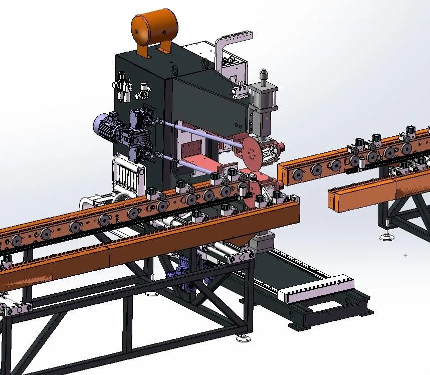 Geautomatiseerde productielijn voor transformator koelribben 8