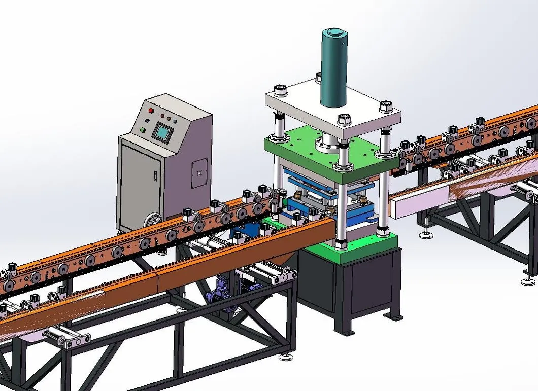 Geautomatiseerde productielijn voor transformator koelribben 10