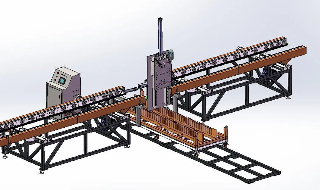 Geautomatiseerde productielijn voor transformator koelribben 11