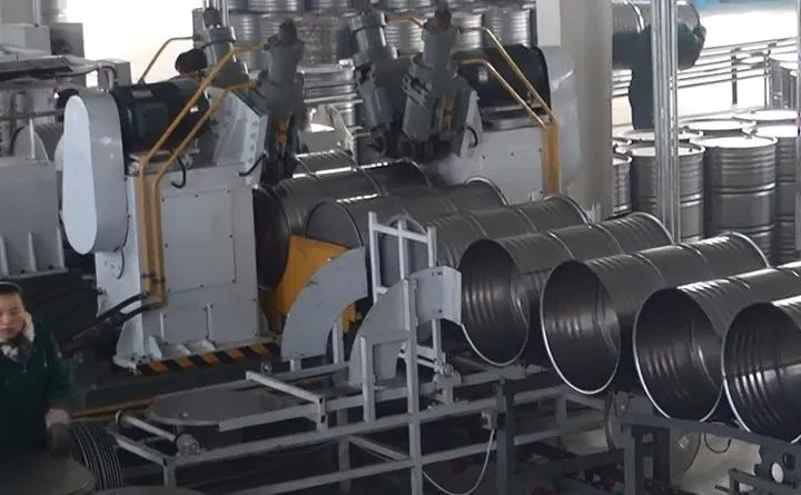 Productielijn van stalen trommels Lasmachine 2