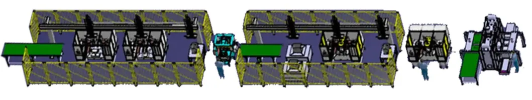 Productielijn voor schapgrill- en schalveringsmachines 17